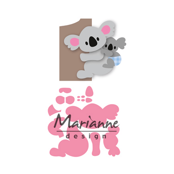 Marianne Design - Collectables Dies - Eline's Koala & Baby COL1448