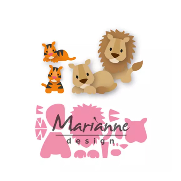 Marianne Design - Collectables Dies - Eline's Lion/Tiger COL1455