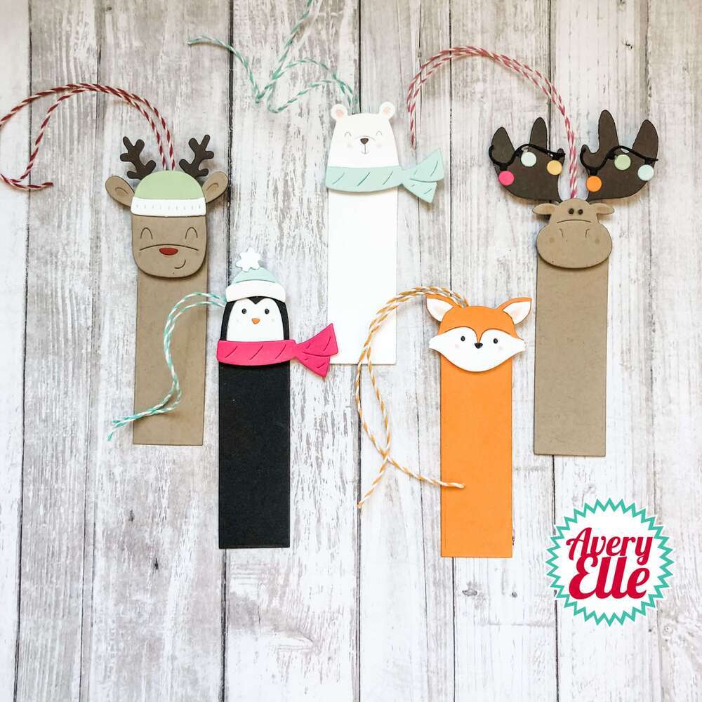 Avery Elle Elle-Ments Dies - Peek-A-Boo Holiday Tag Toppers D0910
