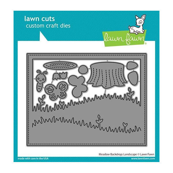 Lawn Fawn Dies - Meadow Backdrop: Landscape LF2267