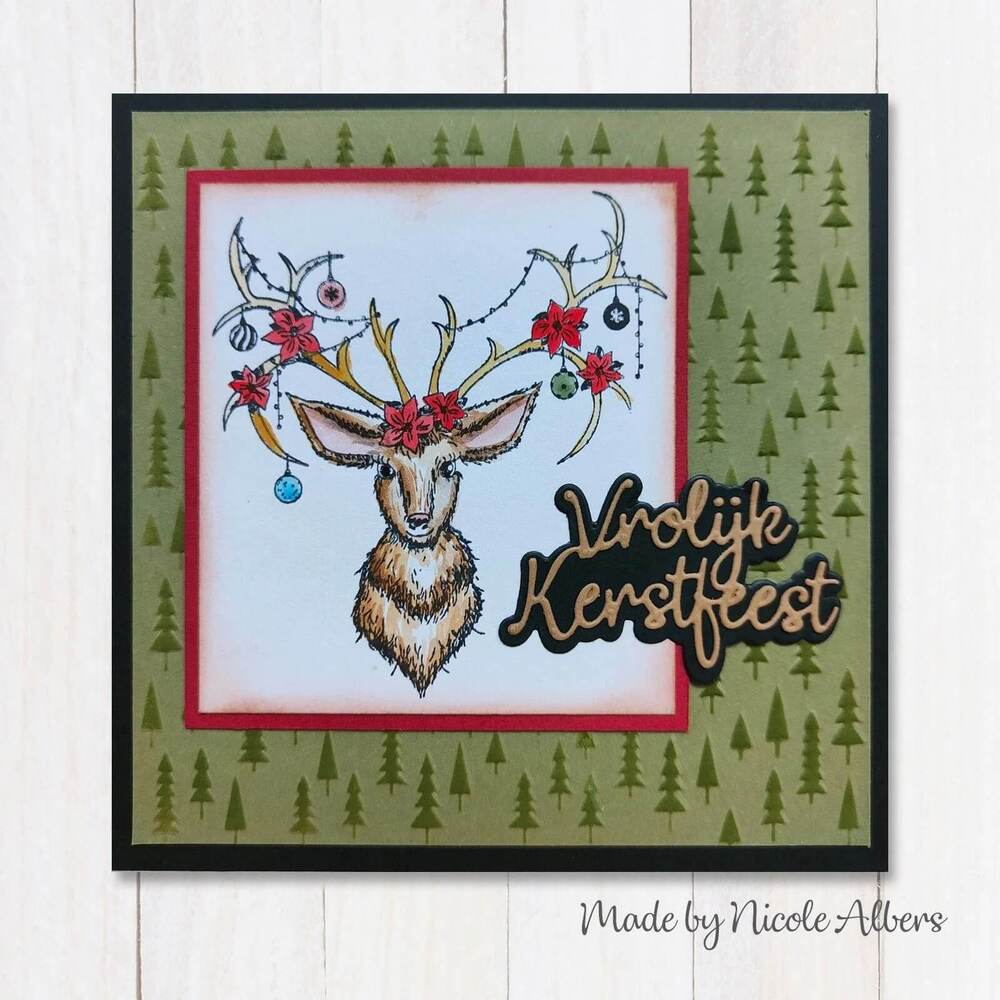 Nellie Snellen Cutie Clear Stamps - Reindeer NCCS052