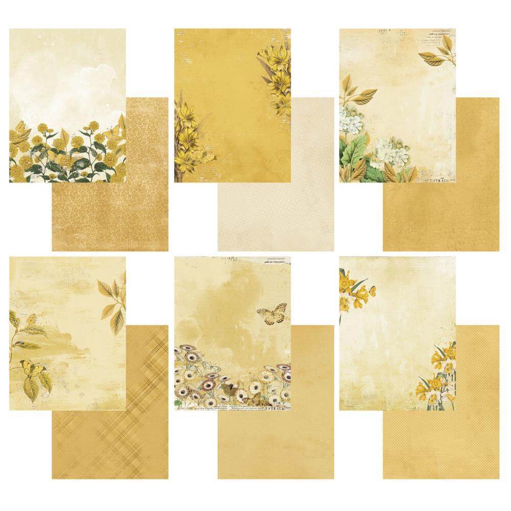 49 And Market Collection Pack 6"X8" - Color Swatch: Ochre