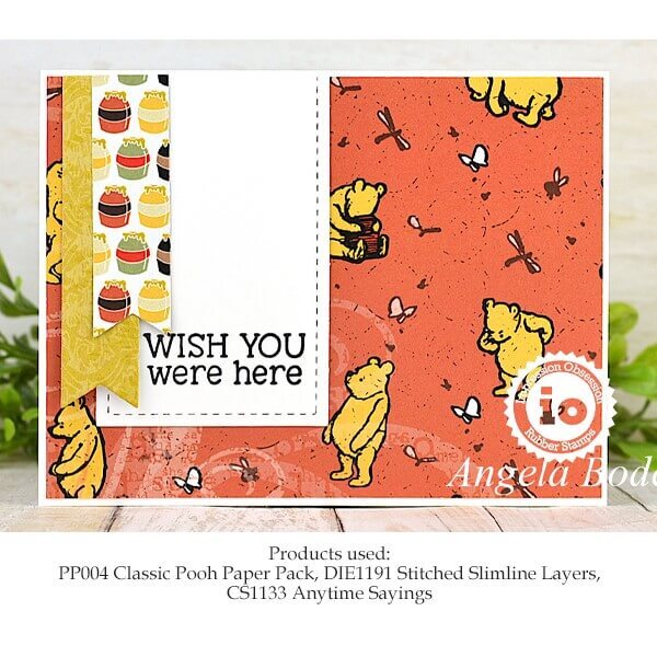 Impression Obsession Paper Pack 6 x 6in - Classic Pooh PP004