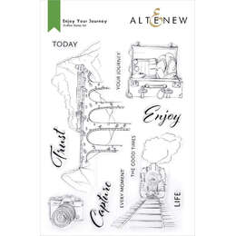Altenew Clear Stamps - Enjoy Your Journey ALT6165