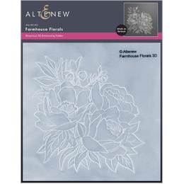 Altenew 3D Embossing Folder - Farmhouse Florals ALT8911