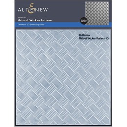 Altenew 3D Embossing Folder - Natural Wicker Pattern ALT8914