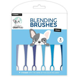 Creative Craftlab Essentials Blending Brushes 2cm Soft Brush - Blues