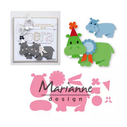 Marianne Design - Collectables Dies - Eline's Happy Hippo COL1450