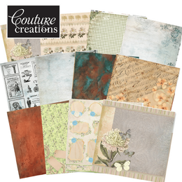 Couture Creation 12x12 Vintage Scrapbooking Paper