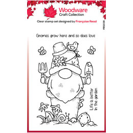 Woodware Clear Stamps Singles - The Gardener (4in x 6in)