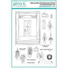 Gina K Designs Clear Stamps - Front Porch Builder