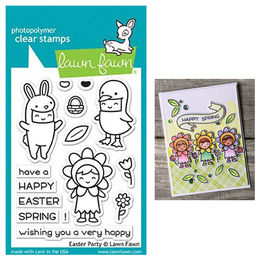 Lawn Fawn - Clear Stamps - Easter Party LF1589
