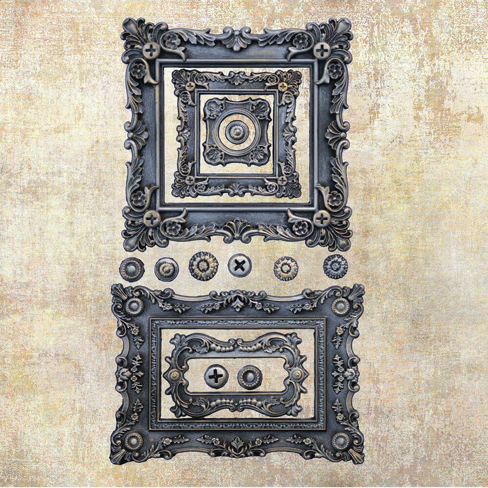 Finnabair Decor Moulds 5"X8" - Baroque Frames