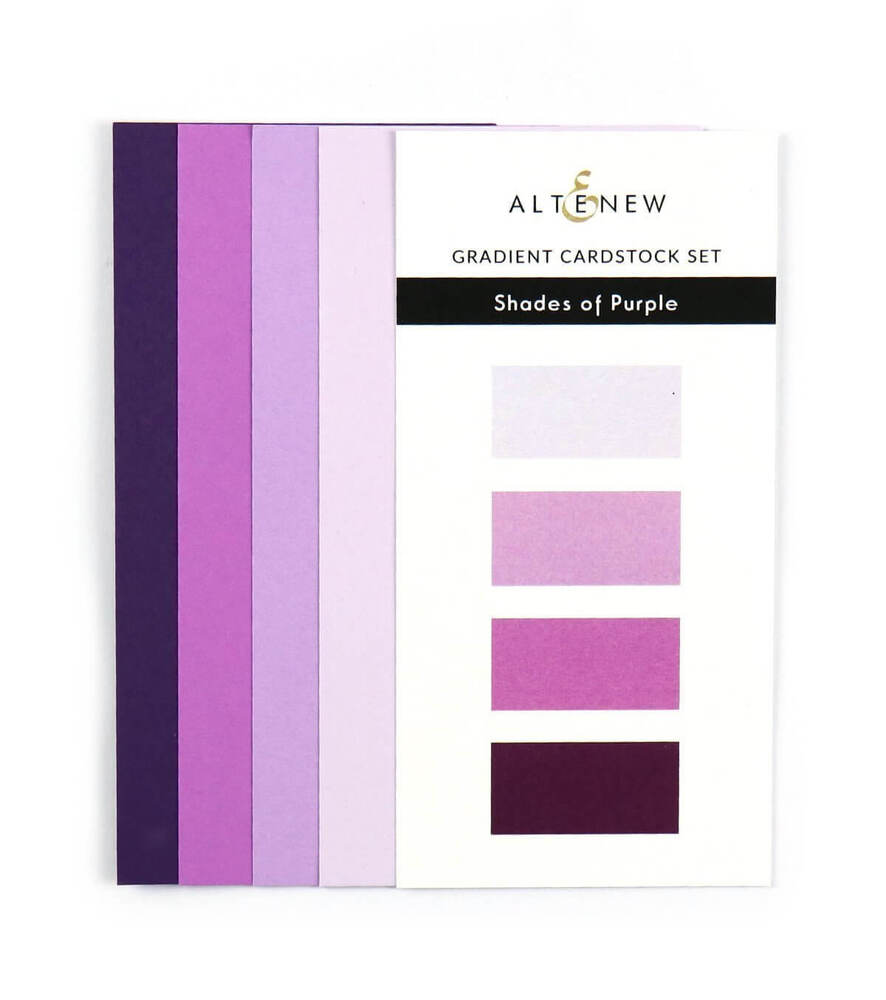 Gradient Cardstock Set - Shades of Purple ALT3239