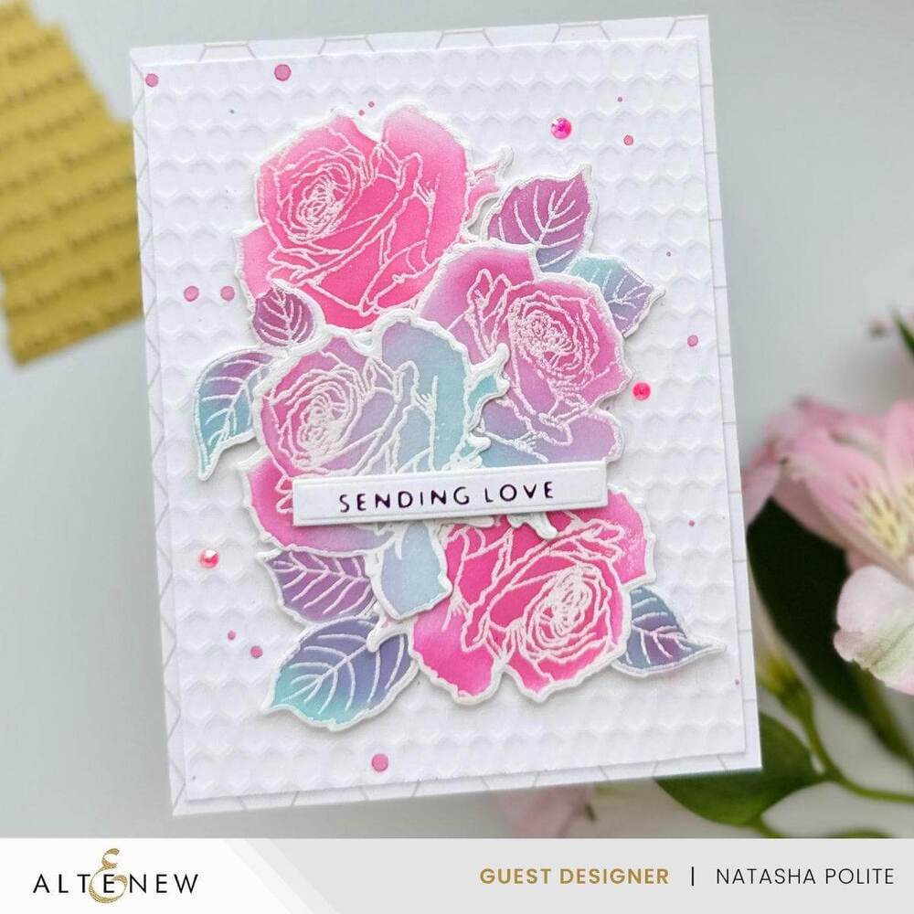 Altenew Clear Stamps - Made With Love ALT8130