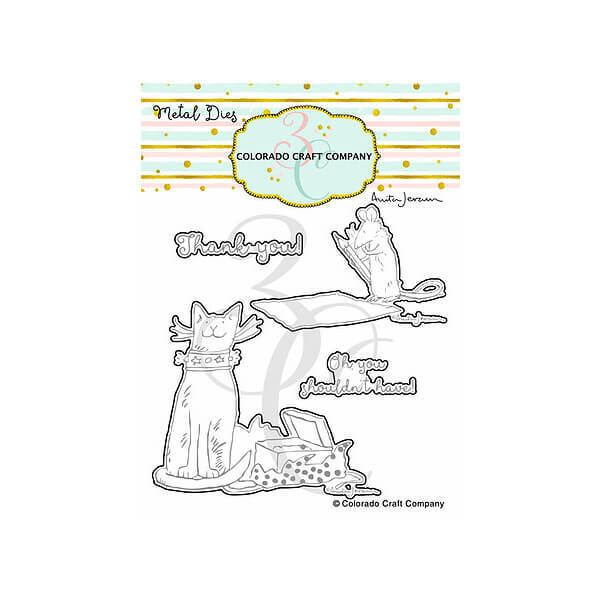 Colorado Craft Company Clear Stamps 4"X6" - Thank You - By Anita Jeram