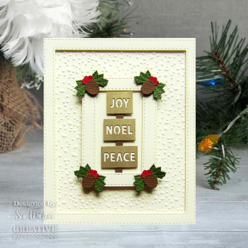 Creative Expressions Craft Dies - Festive Christmas Embellishments (by Sue Wilson)