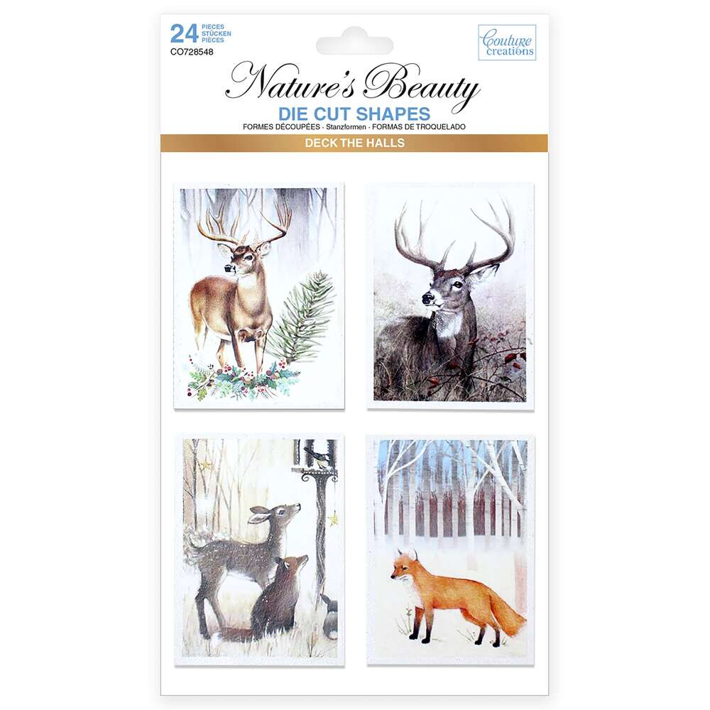 Couture Creations Die Cut Shapes - Nature's Beauty (24pc)