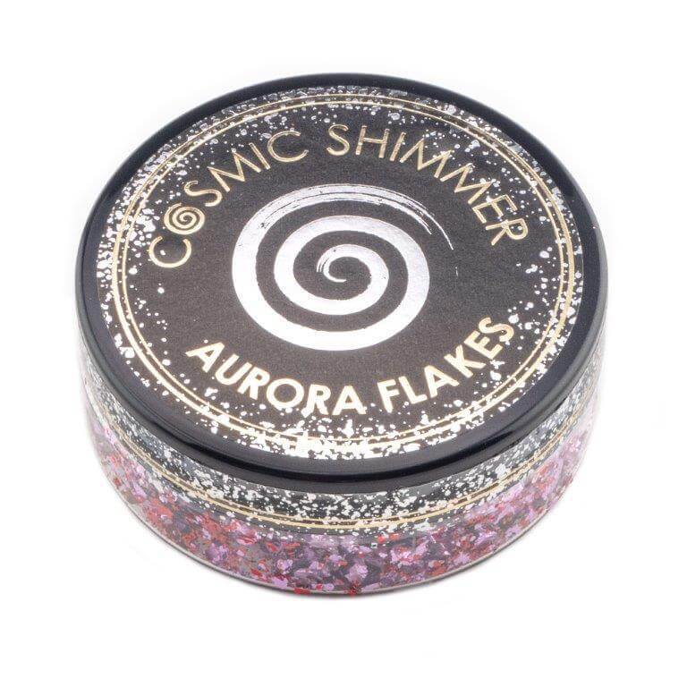 Cosmic Shimmer Aurora Flakes 50ml - Blissful Beerry