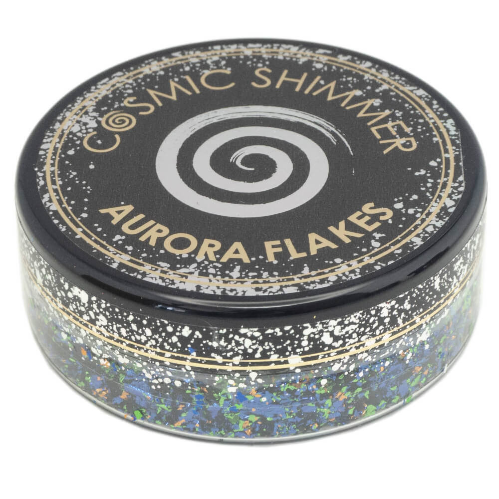 Cosmic Shimmer Aurora Flakes 50ml - Enchanted Forest