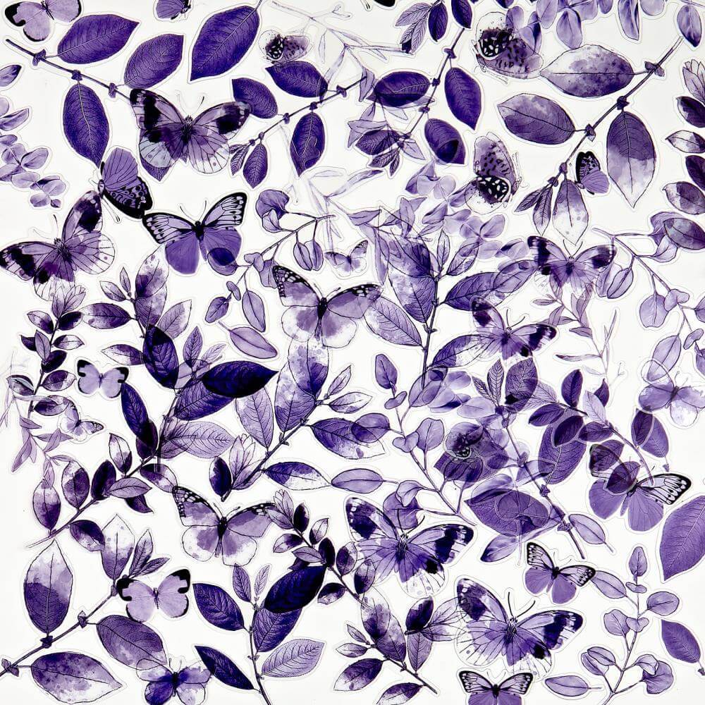 49 And Market - Color Swatch: Lavender Acetate Leaves