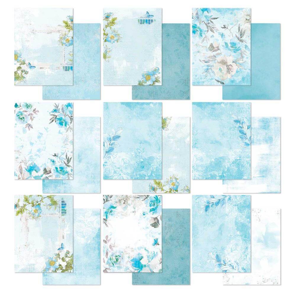49 And Market Mini Collection Pack 6"X8" - Color Swatch: Ocean