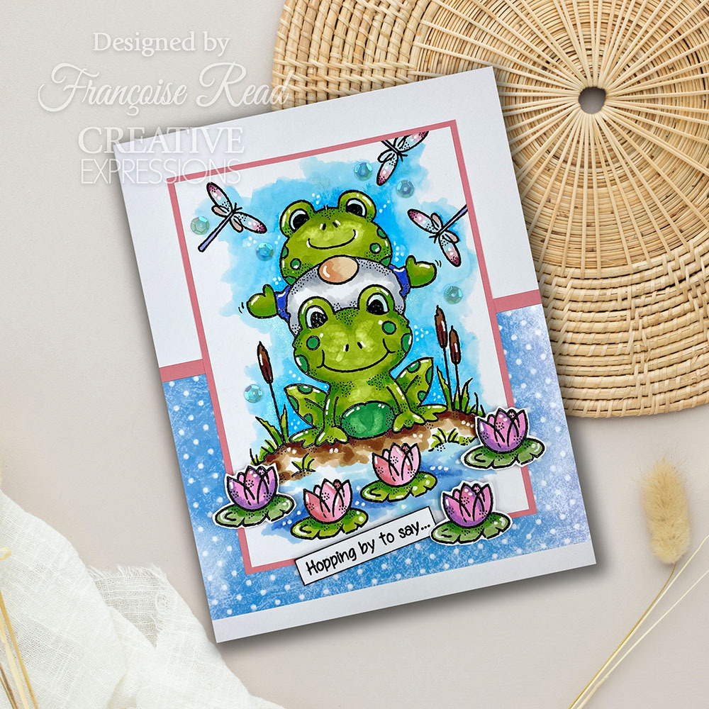 Woodware Clear Stamps Singles - Hopping Gnome (4in x 6in)