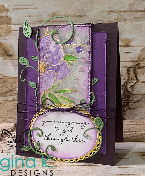 Gina K Designs Clear Stamps - Innocent Orchid