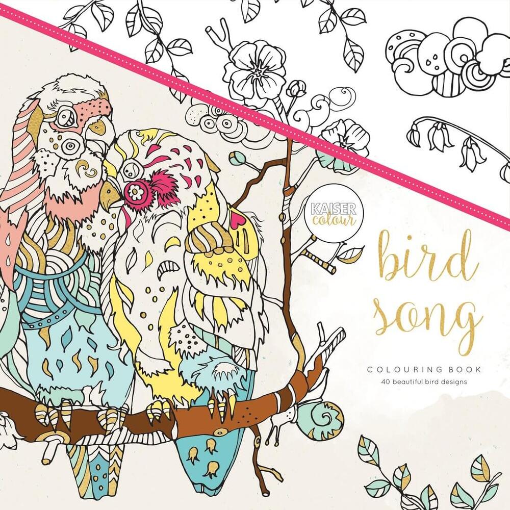Kaisercraft Colouring Book - Bird Song CL517