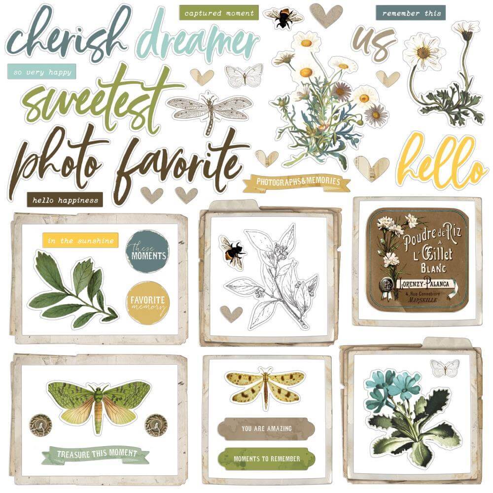 49 And Market Collection Bundle With Custom Chipboard - Krafty Garden