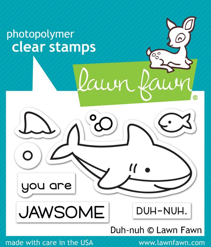 Lawn Fawn - Clear Stamps - Duh-nuh LF1419