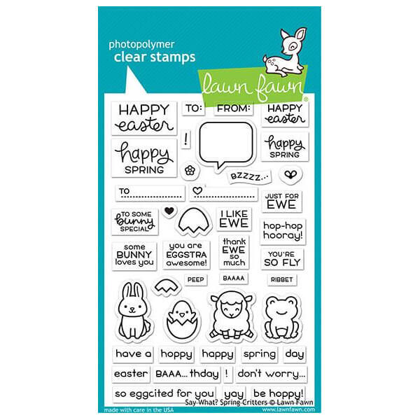 Lawn Fawn Stamps - Say What? Spring Critters LF2228