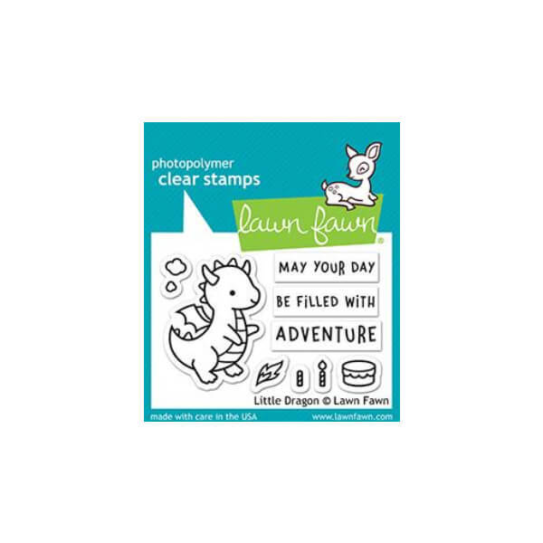 Lawn Fawn - Clear Stamps - Little Dragon LF2323