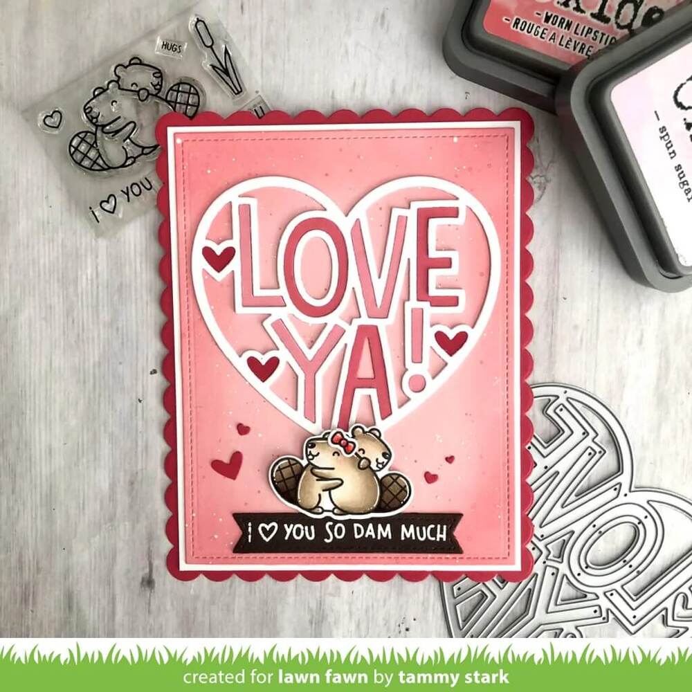 Lawn Fawn - Clear Stamps - So Dam Much LF3013