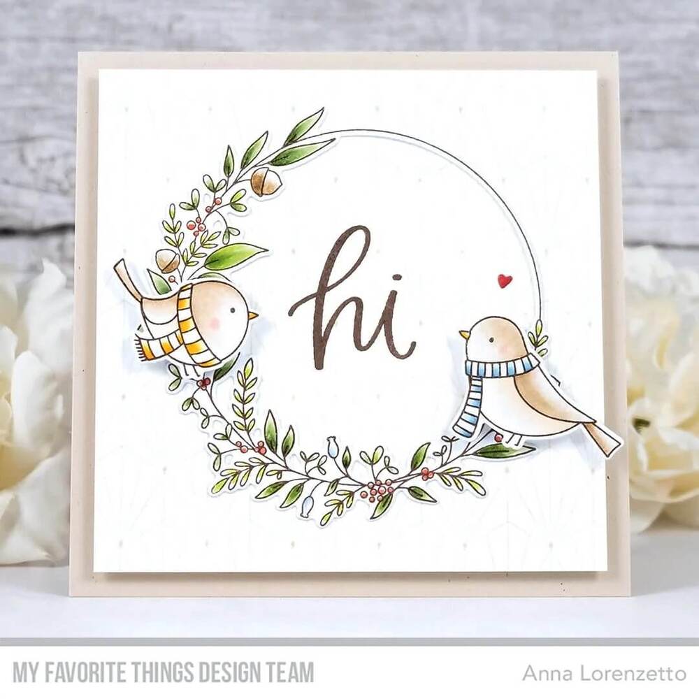 My Favorite Things - Clear Stamps - Winter Wreath