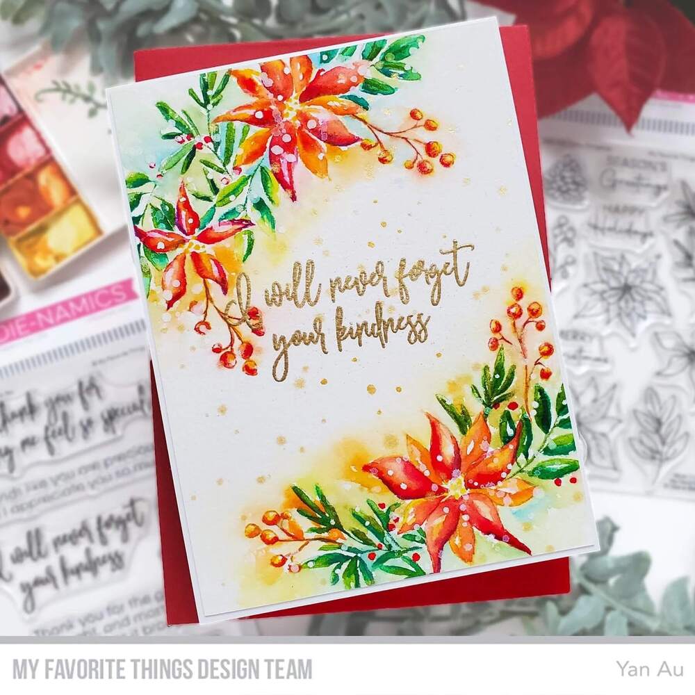 My Favorite Things - Clear Stamps - Inside & Out Thank You