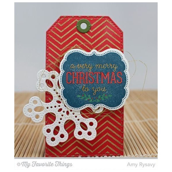 My Favorite Things - Die-namics  - LJD Christmas Label and Tag