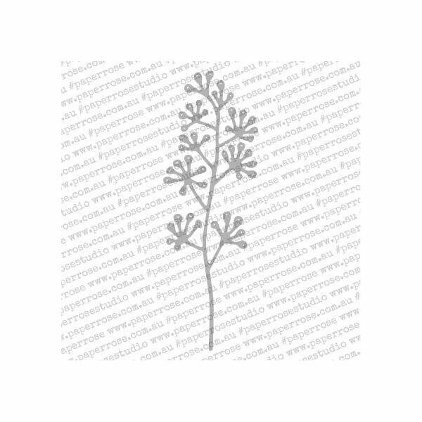 Paper Rose Dies - Blossom Branch 18084