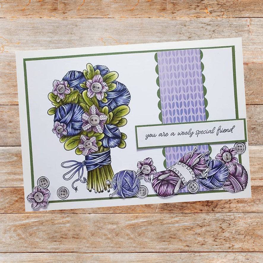 Paper Rose Clear Stamp - Wooly Special Friend (4x6”) 18321