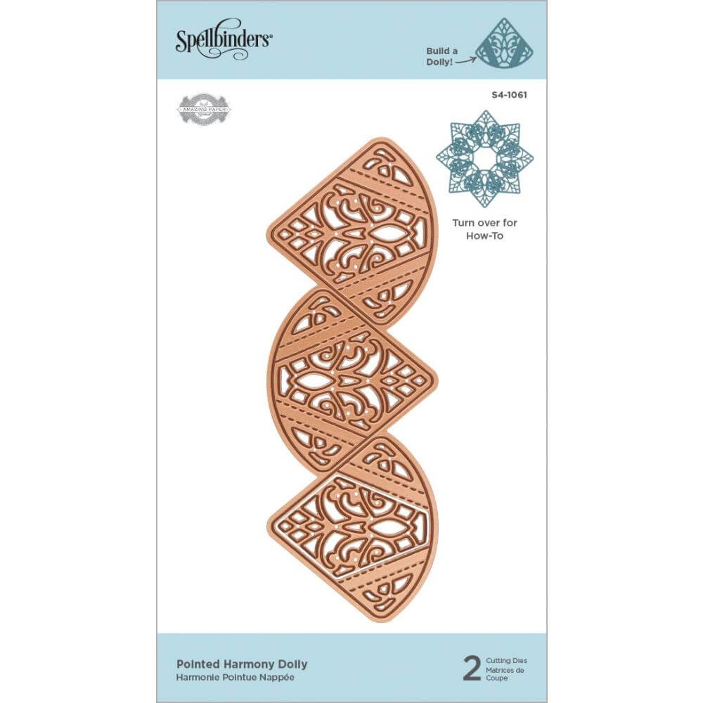 Spellbinders Etched Dies - Pointed Harmony Doily S41061