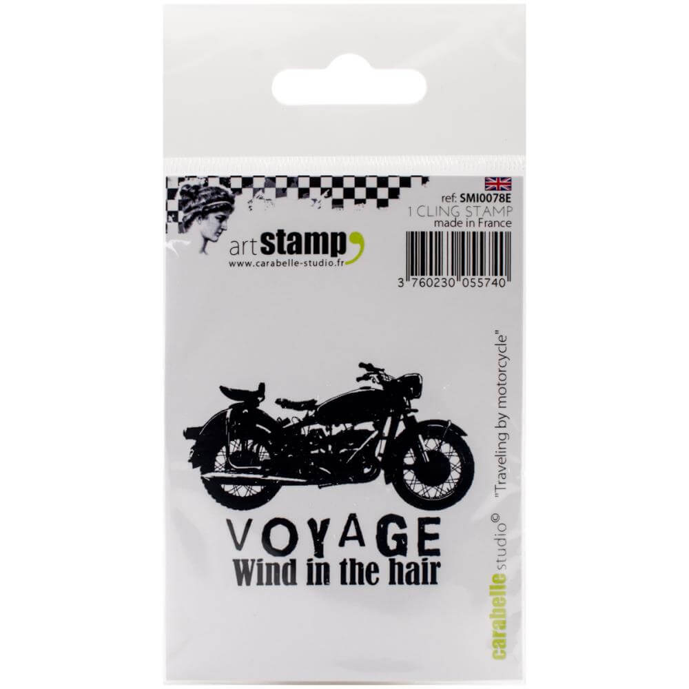 Carabelle Studio Cling Stamp - Traveling By Motorcycle SMI0078E