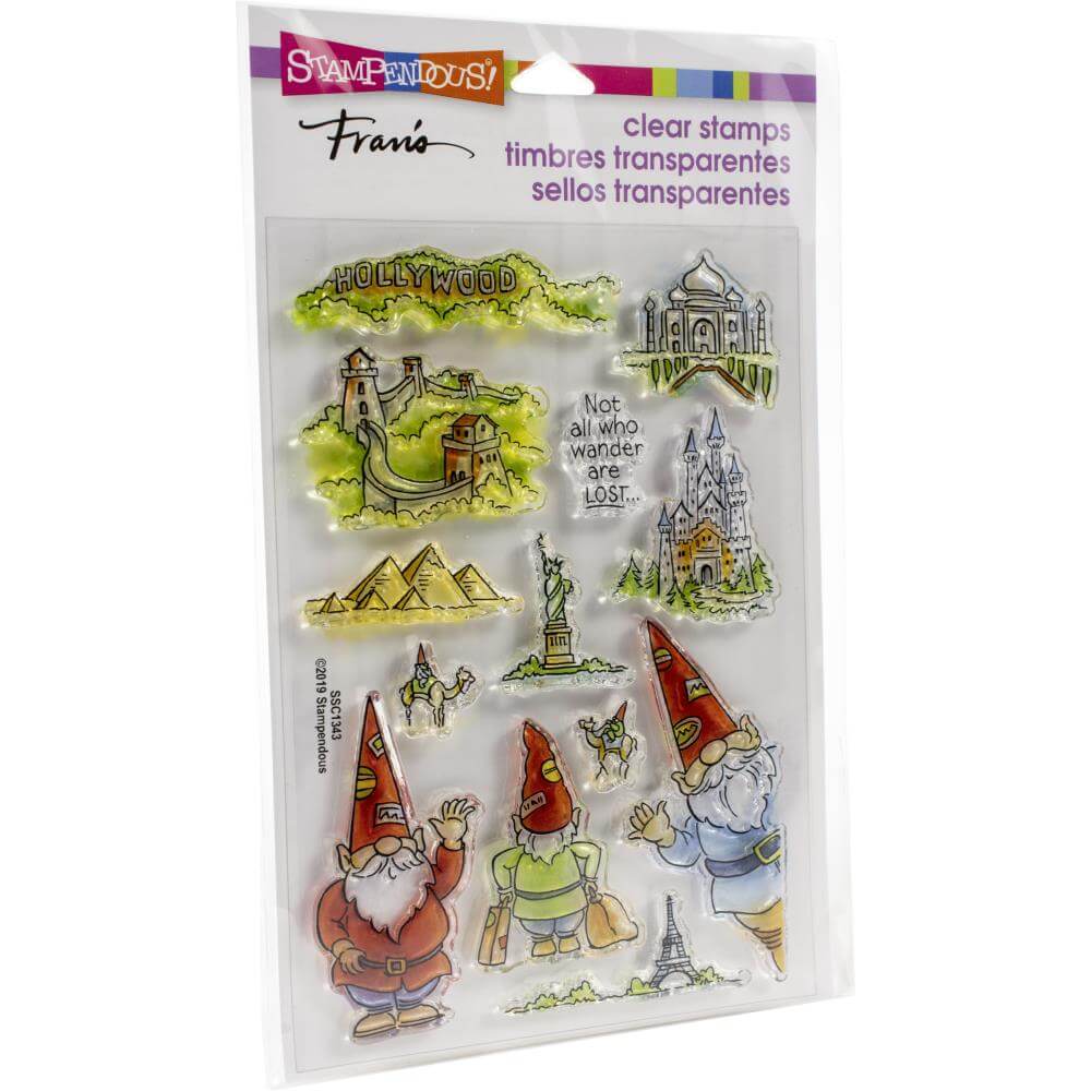 Stampendous Perfectly Clear Stamps - Gnome Travels