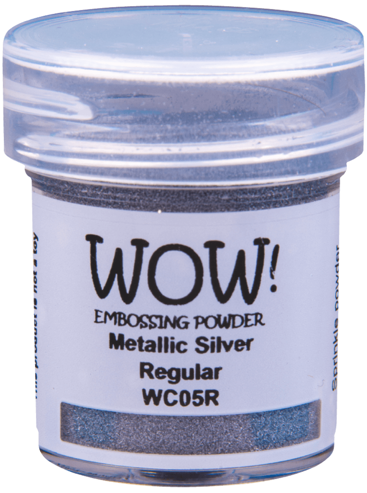 Wow! Embossing Powder Regular 15ml - Metallic Silver
