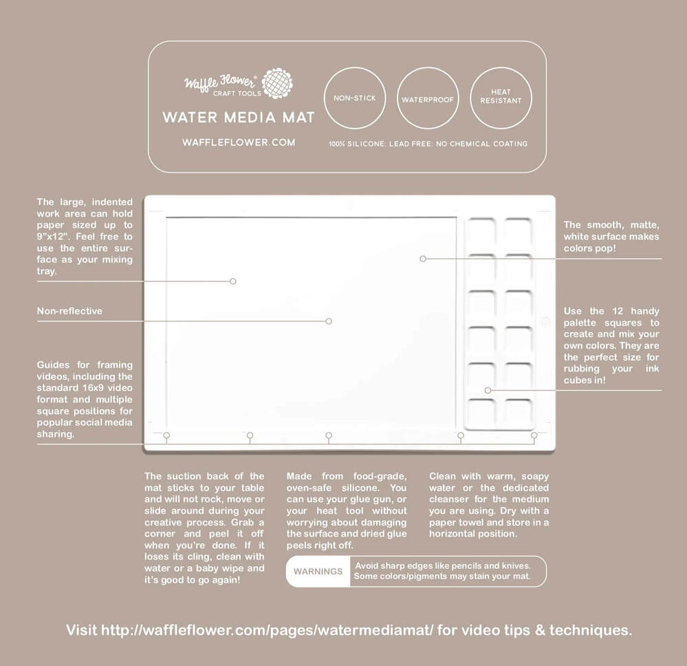 Waffle Flower Water Media Mat WFT001