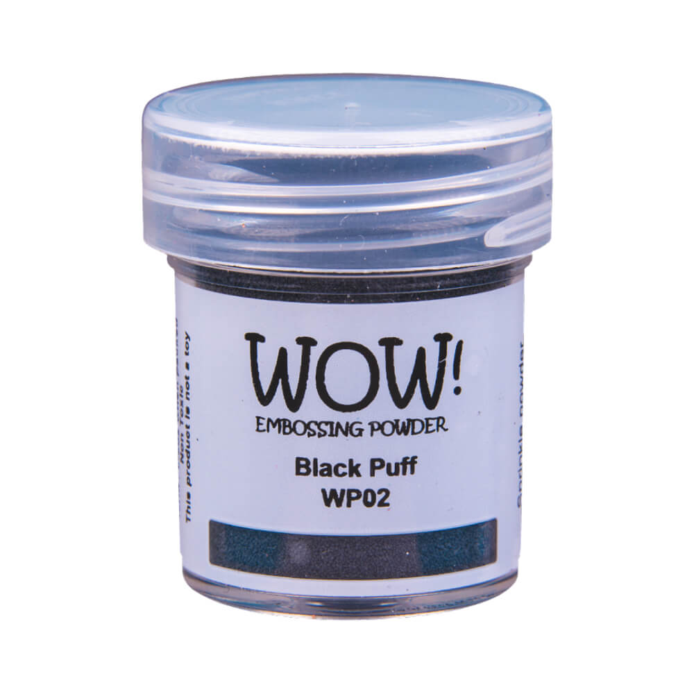 Wow! Embossing Powder 15ml - Black Puff UH (special grade)