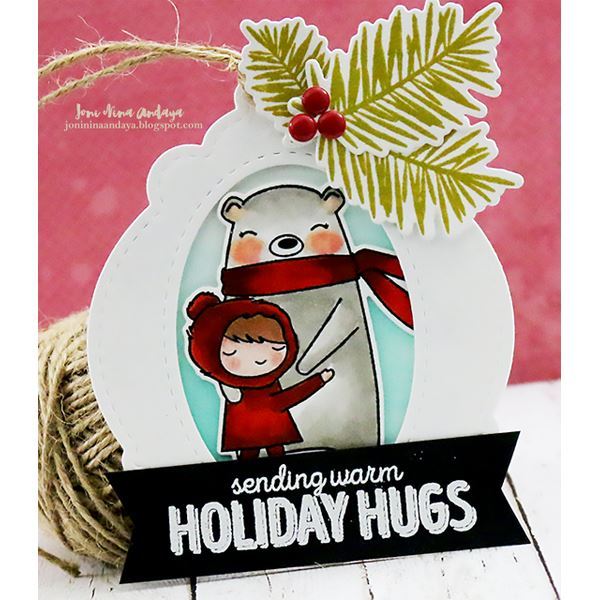 WPlus9 Design Die - Holiday Boughs WP9D-133