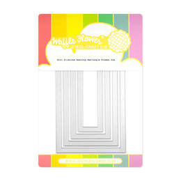 Waffle Flower Die - Mini Slimline Rectangle Frames 421632