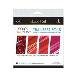 Deco Foil Color Harmony Transfer Foil Multi-Pack - Shades of Red