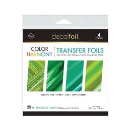 Deco Foil Color Harmony Transfer Foil Multi-Pack - Shades of Green