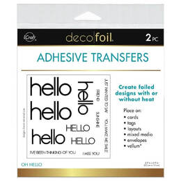 Deco Foil Adhesive Transfer Designs - Oh Hello